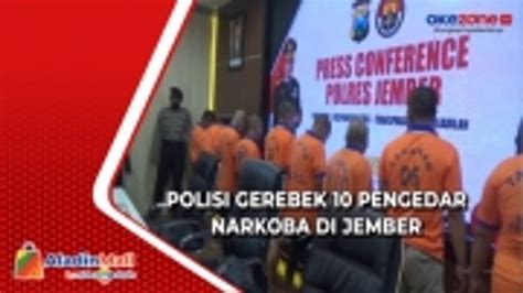 Polisi Gerebek Pengedar Narkoba Di Jember Sita Puluhan Gram Sabu