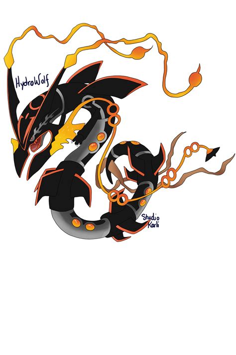 Shiny Mega Rayquaza by StudioKarli on DeviantArt