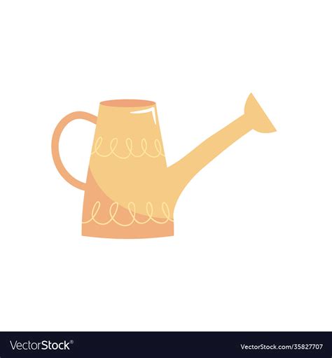 Watering can icon colorful design Royalty Free Vector Image