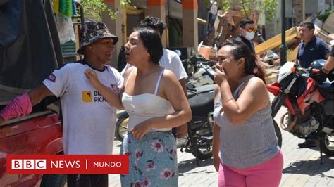 Terremoto En Ecuador Al Menos Muertos Y Cientos De Heridos Por Un