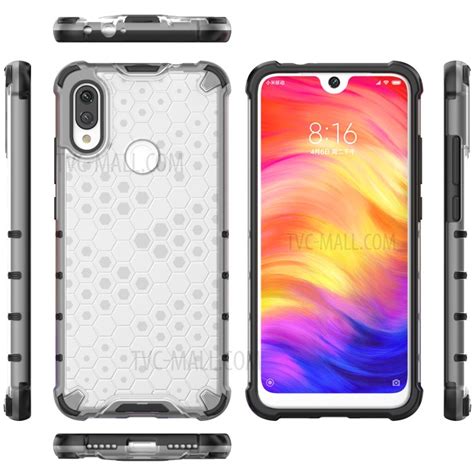 Honeycomb Pattern Shock Proof Tpu Pc Silicone Hybrid Phone Case For