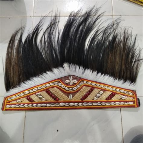 Jual Aksesoris Etnik Topi Adat Ikat Kepala Mahkota Papua Shopee Indonesia
