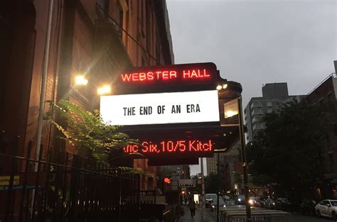 Webster Hall End Of An Era Inside Its Last Days As An Independent New