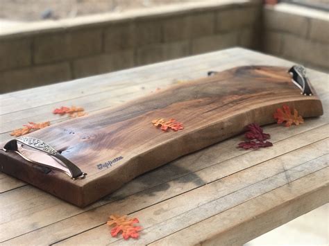 Large Live Edge Charcuterie Board Grazing Board Serving Etsy