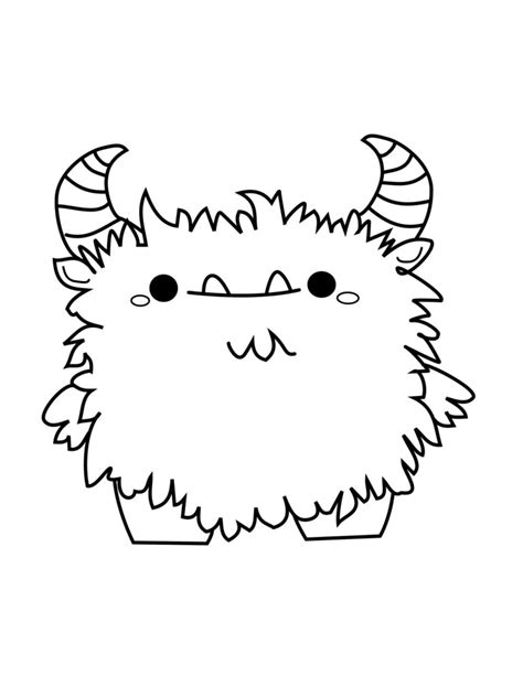 birthday monster coloring pages