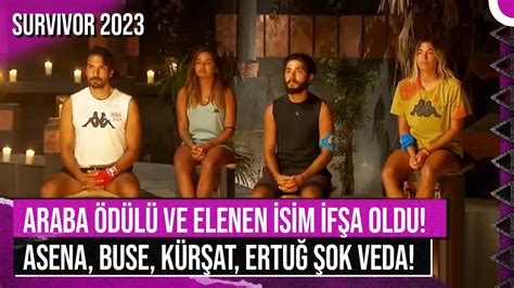 SURVIVOR 2023 ARABA ÖDÜLÜ ELEME İFŞA OLDU BUSE ASENA KÜRŞAT ERTUĞ