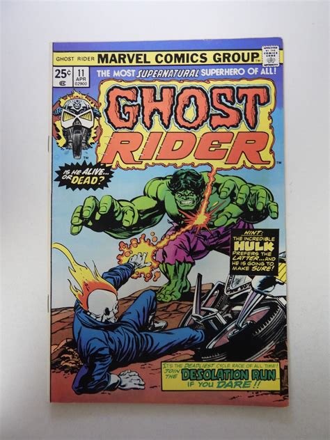 Ghost Rider 11 1975 VF Condition MVS Intact Comic Books Bronze