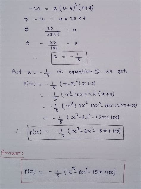 Solved The Polynomial Of Degree 3 Px Has A Root Of Multiplicity 2 At X Course Hero