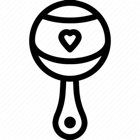 Baby Rattle Toy Icon Download On Iconfinder