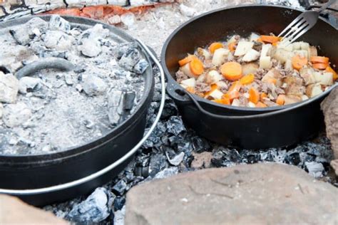 Dutch Oven Temperature Guide Cooking Briquette Chart