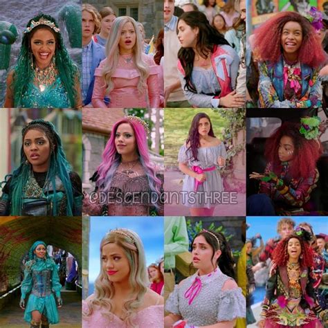 Disney S Descendants 3 On Instagram Uma Audrey Jane And Celia S