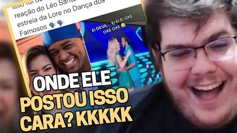 CASIMIRO REAGE LÉO SANTANA ASSISTINDO SUA ESPOSA NA DANÇA DOS FAMOSOS