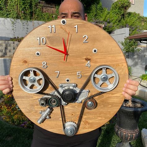 Garage Clock Etsy