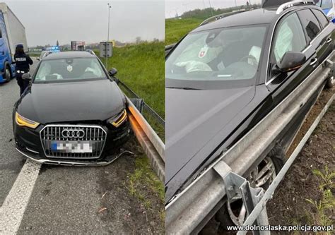 Porzucone audi na autostradzie Policjanci szybko odkryli jego tajemnicę