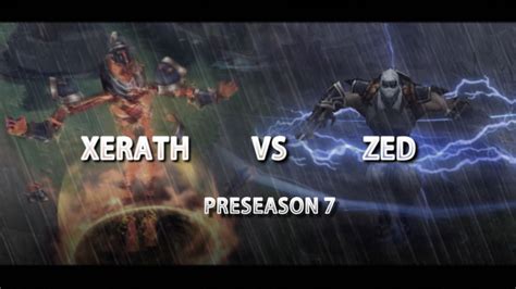 LoL Xerath Vs Zed Preseason 7 Assassins Patch YouTube