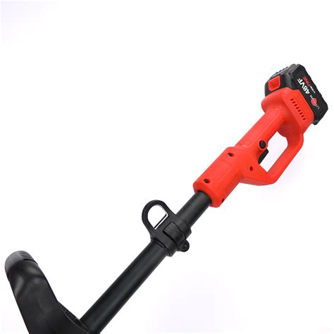 21v Walk Behind Weed Wacker Lithium Electric Brush Cutter Garden Cordless Grass Line Trimmer