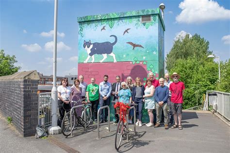 Chorlton S Tram Cat Takes Centre Stage On Mural Officially Unveiled