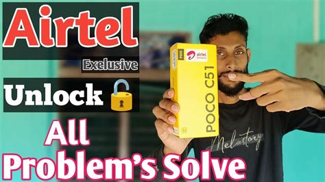 Poco C Airtel Lock Remove Unlock Poco C Locked With Airtel