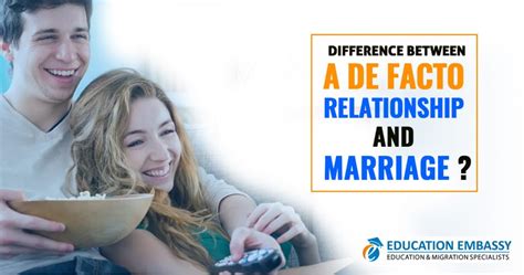 A De Facto Relationship Vs Marriage