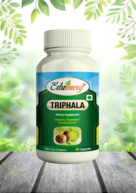 Triphala Capsule Erbzenerg Digestive Wealth