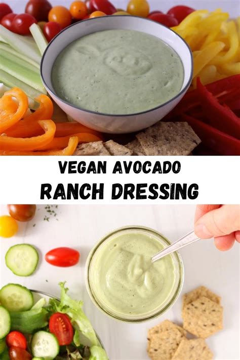 Dairy Free Avocado Ranch Dressing Recipe Reita Flagg