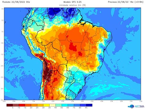 Grande Massa De Ar Seco Traz Amplitude Térmica E Favorece Fogo