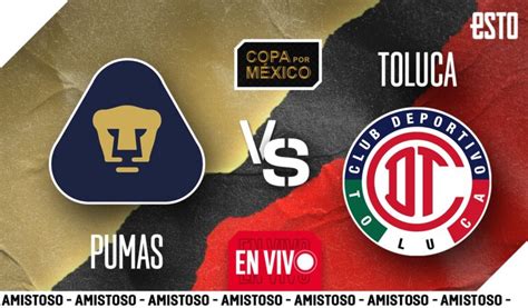 Pumas vs Toluca en vivo dónde y a qué hora ver la Copa por México