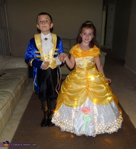 Electrical Light Parade inspired Belle and Prince Adam Costumes ...