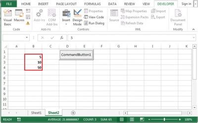 ActiveX Controls In Microsoft Excel