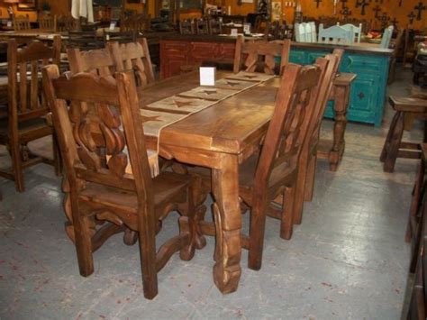 Rustic Dining Room Set Monterrey Rustic Furniture San Antonio