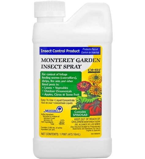 Garden Insect Spray Spinosad By Monterey Planet Natural