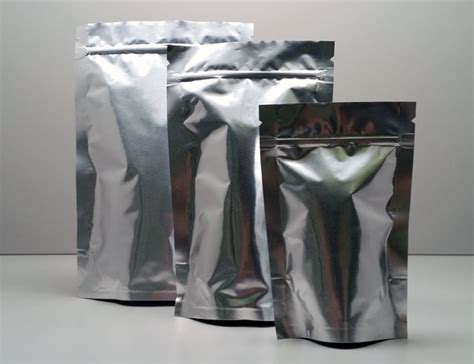 Foil Stand Up Pouch With Zipper Closure Zvlsu F X X