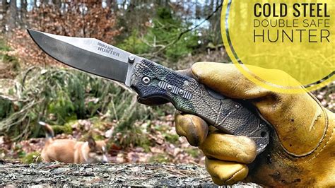 Нож Cold Steel Double Safe Hunter тест / test - YouTube