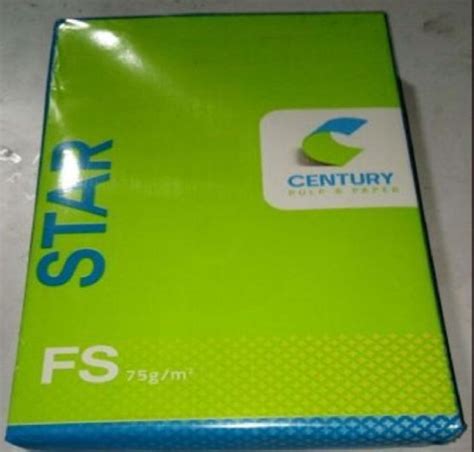 White Century A4 Copier Printing Paper 75 Gsm Packaging Size 500