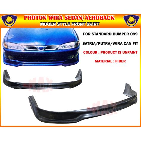 PROTON WIRA SEDAN SALOON AEROBACK SATRIA PUTRA FRONT SKIRT FOR SE