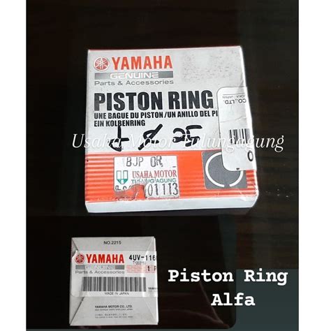 Jual PISTON RING RING PISTON YAMAHA ALFA Sigma Os 25 50 75 100 0