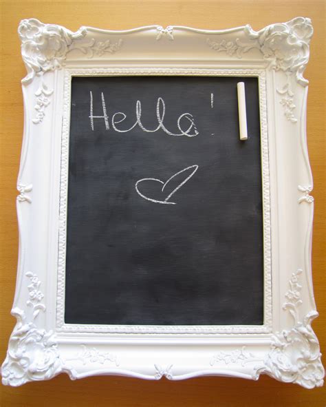 Diy Framed Chalkboard The25blog