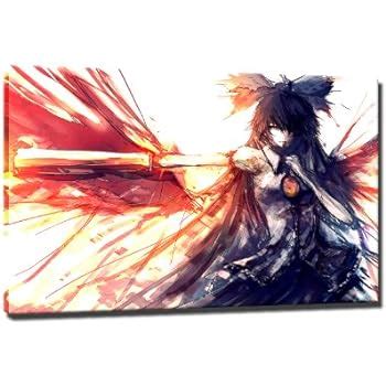 Amazon De Anime Manga Bild Auf Leinwand X Cm Fertig Gerahmte