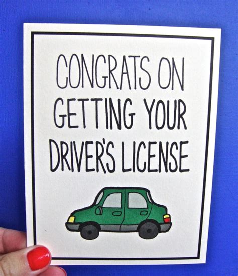 Items Similar To Congrats On Getting Your Drivers License