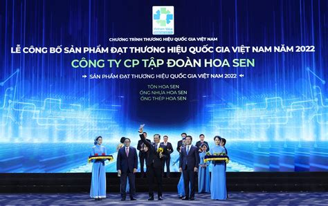 Hoa Sen Group has been honored as Vietnam National Brand for 6 ...