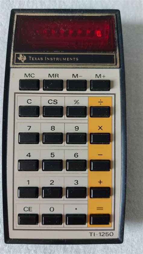 Kalkulačka Texas Instrument Ti 1250 Aukro