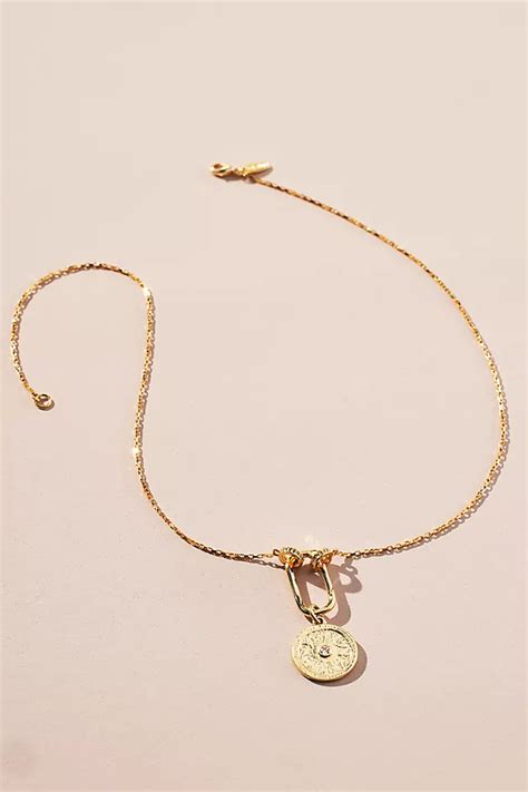 Delicate Coin Necklace Anthropologie