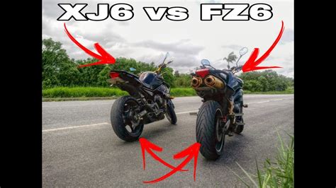 Teste De Arrancada Xj6 Vs Fz6 Qual é Mais Forte Youtube