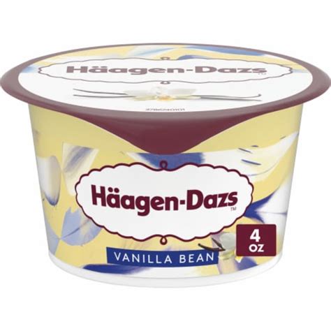 Haagen Dazs Vanilla Bean Cultured Crème Yogurt Style Snack 4 Oz Fry