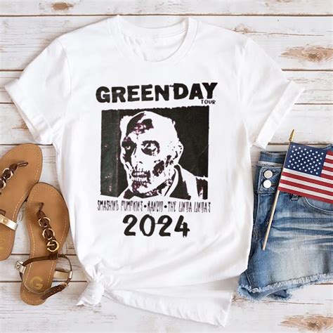 Green Day Tshirt Green Day The Saviors 2024 Tour T Shirt Green Day