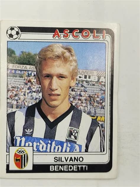 Figurina Calciatori Panini Ascoli Benedetti N Nuova Con