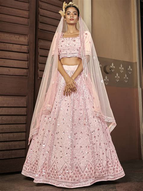 Wedding Light Pink Lehenga Atelier Yuwa Ciao Jp