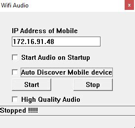 De qué forma trasmitir audio desde la PC al dispositivo Android