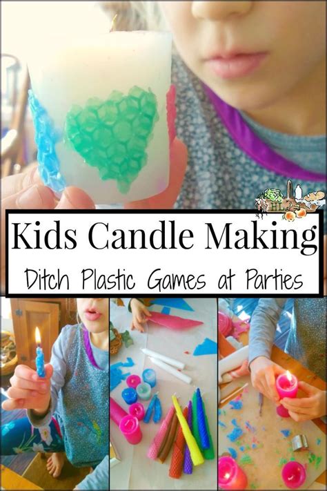 Ditch The Devices And Have A Hands On Kids Party Candle Making Party