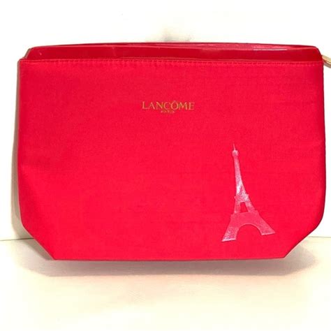 Lancome Bags Lancme Makeup Bag Red New Poshmark